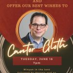 Thank You and Best Wishes Gathering   Honoring Cantor Gloth