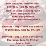 Shavuot Day 1